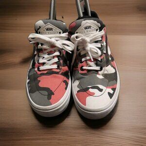 Vans Kyle Walker Pro Pink Black Camo Skateboard Shoes Size 7 Ultra Cush Low Mens